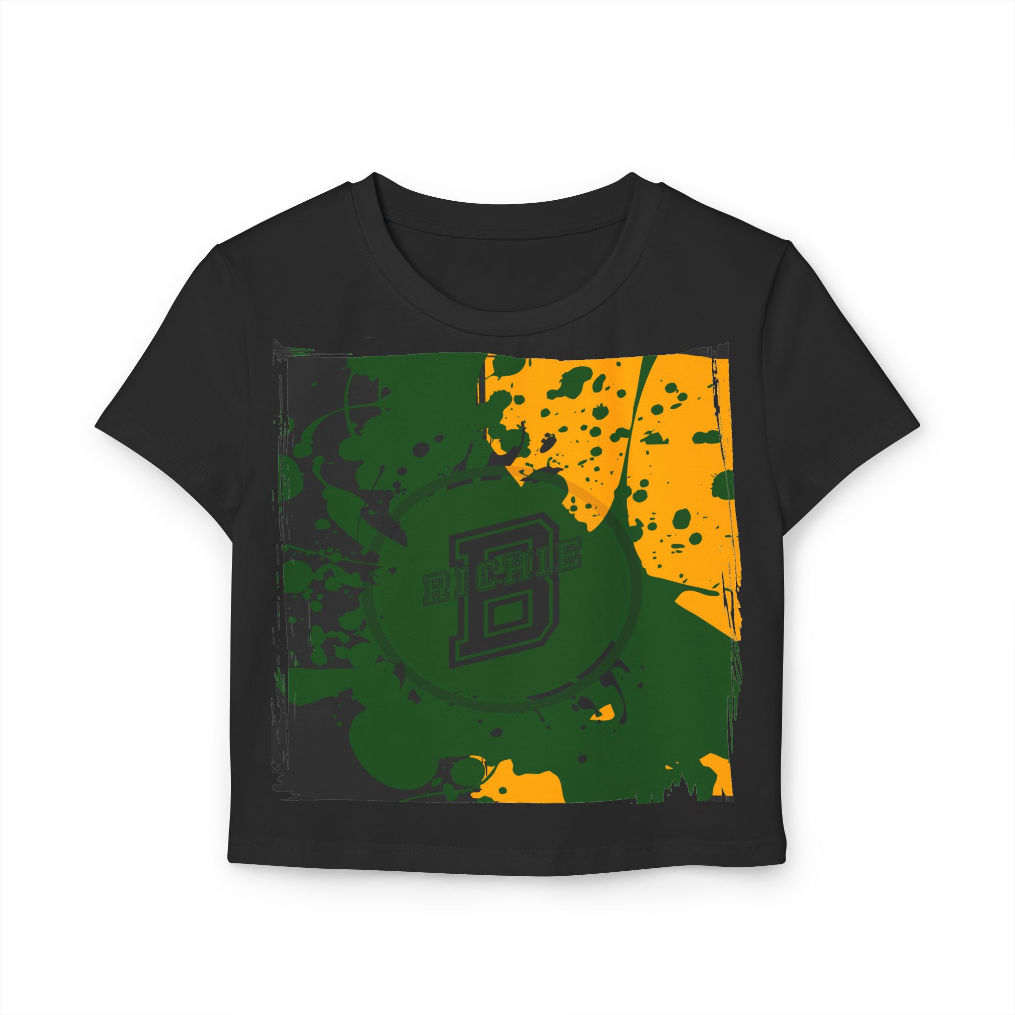 Women's Baby Tee - Jamaica Flag Flow