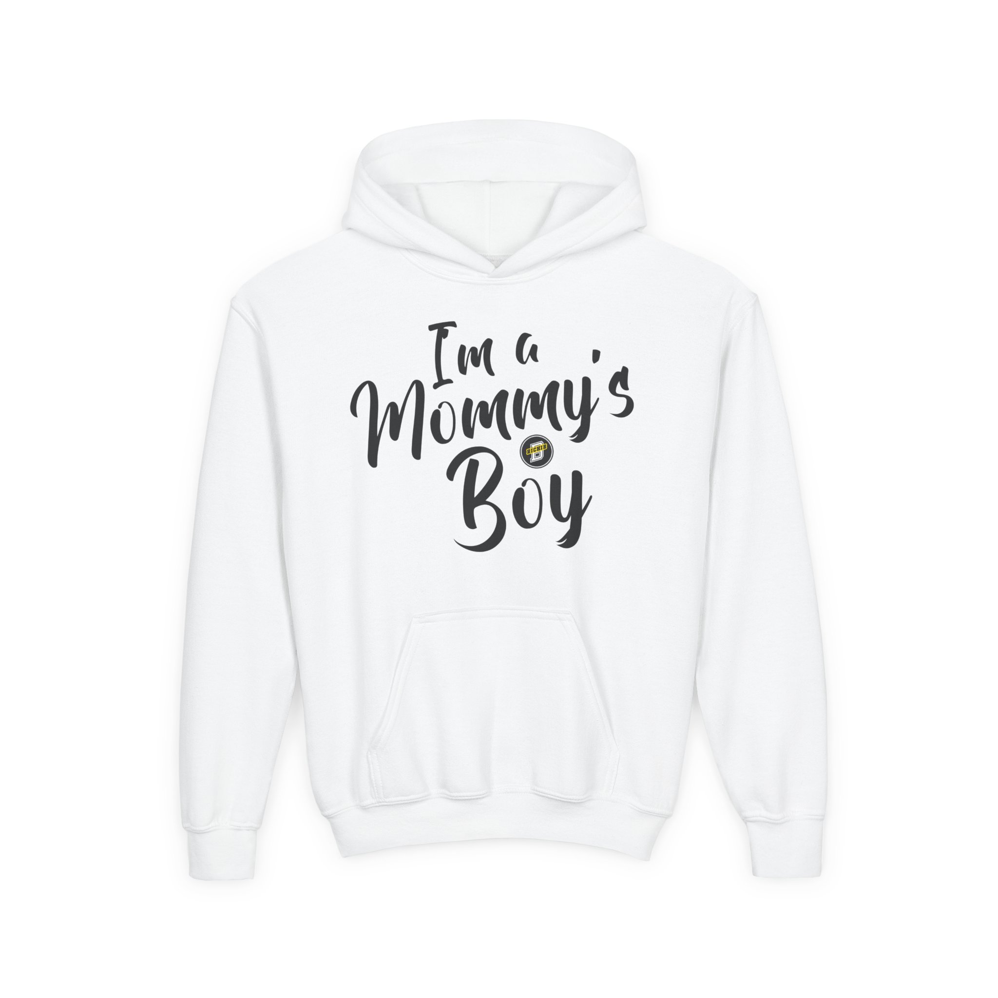 I'm A Mommy's Boy Youth Hooded Sweatshirt