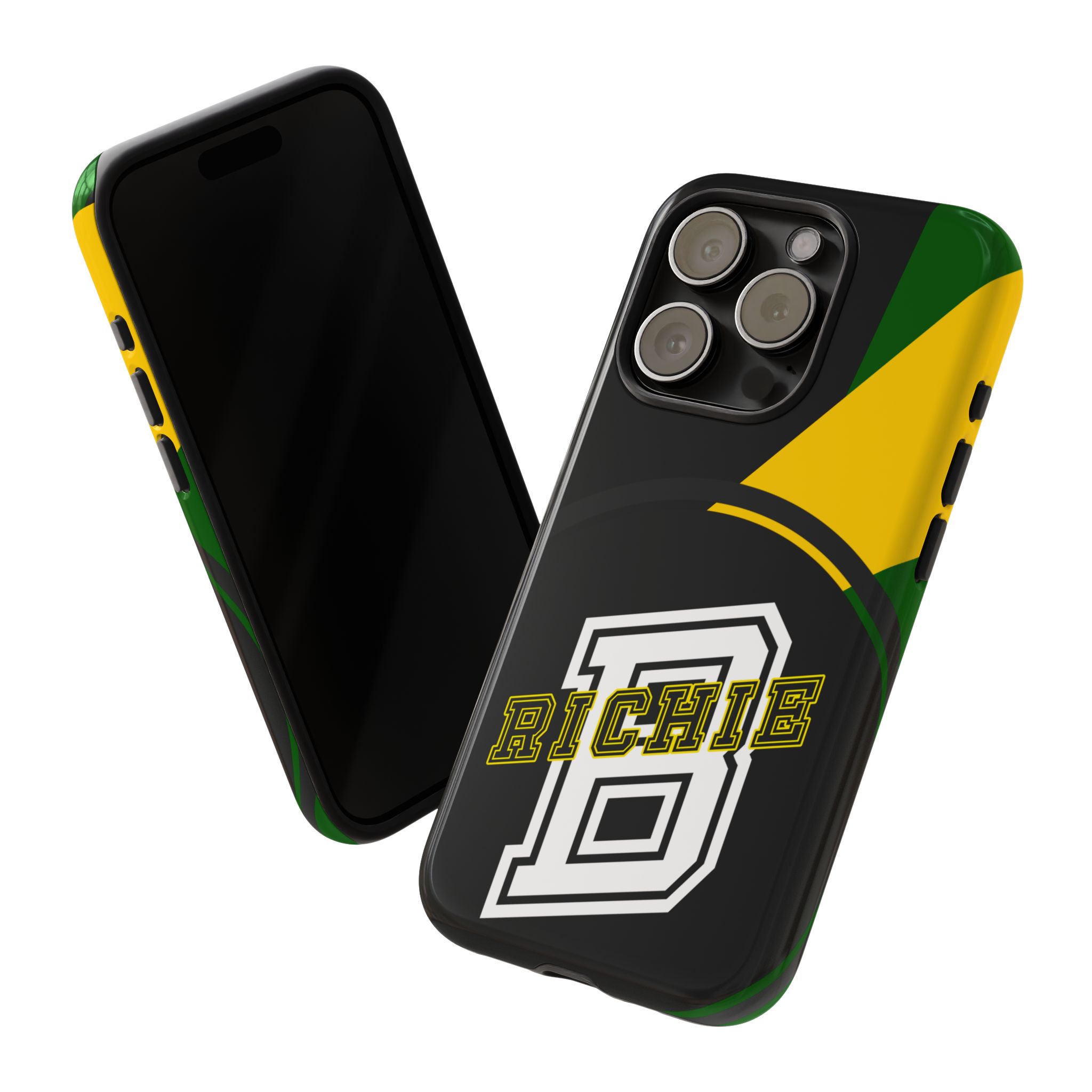 Iphone 15 Pro Tough Case - Jamaica Flag Colors