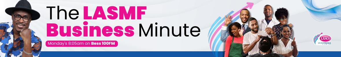 The LASMF Business Minute banner
